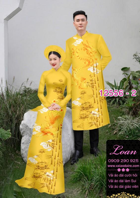 Áo Dài Đôi Nam Nữ – Họa Tiết Rồng Phượng Áo Dài Đôi Nam Nữ – Họa Tiết Rồng Phượng