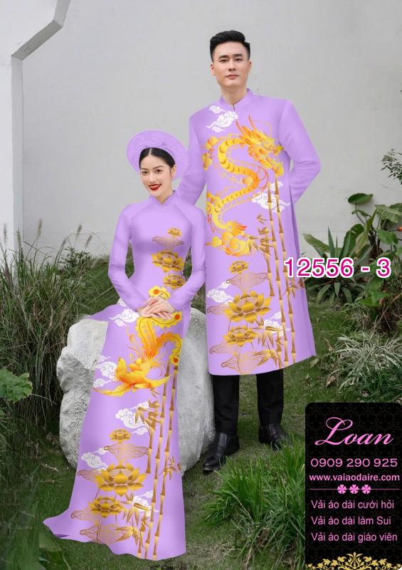 Áo Dài Đôi Nam Nữ – Họa Tiết Rồng Phượng Áo Dài Đôi Nam Nữ – Họa Tiết Rồng Phượng