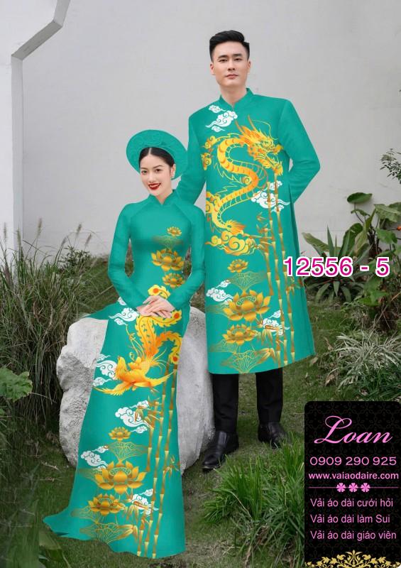 Áo Dài Đôi Nam Nữ – Họa Tiết Rồng Phượng Áo Dài Đôi Nam Nữ – Họa Tiết Rồng Phượng