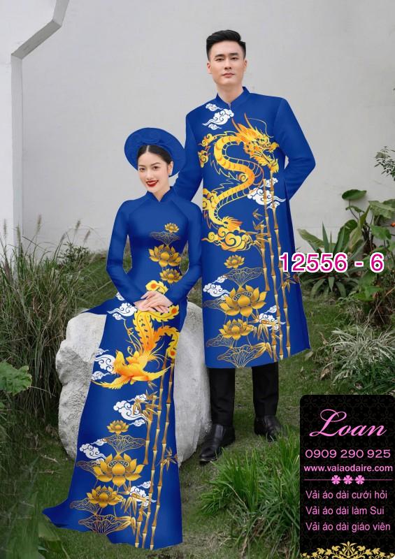 Áo Dài Đôi Nam Nữ – Họa Tiết Rồng Phượng Áo Dài Đôi Nam Nữ – Họa Tiết Rồng Phượng