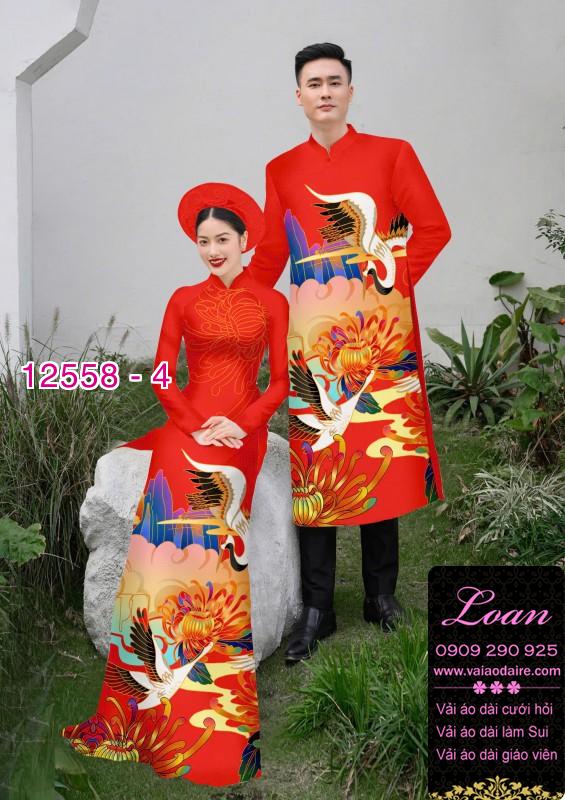 Vải áo dài cặp đôi - họa tiết trời mây Vải áo dài cặp đôi - họa tiết trời mây