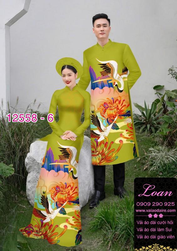 Vải áo dài cặp đôi - họa tiết trời mây Vải áo dài cặp đôi - họa tiết trời mây