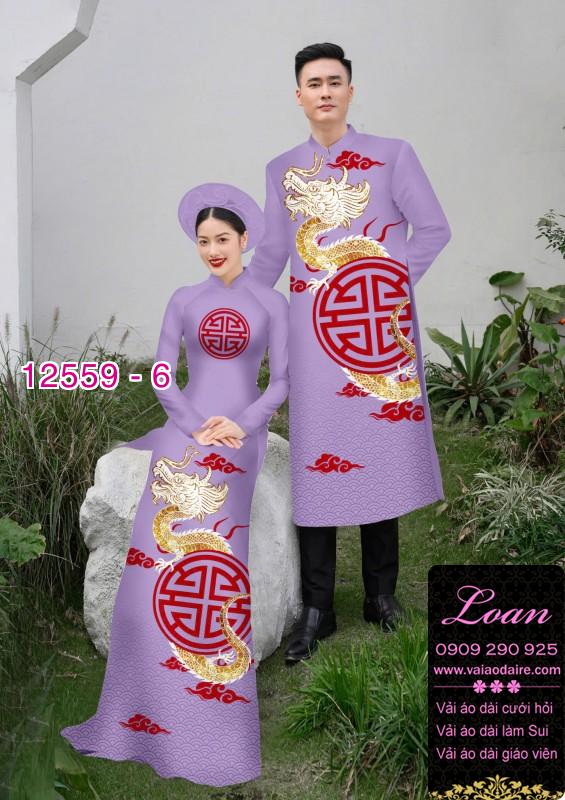 Vải áo dài cặp đôi - họa tiết chữ hỷ Vải áo dài cặp đôi - họa tiết chữ hỷ