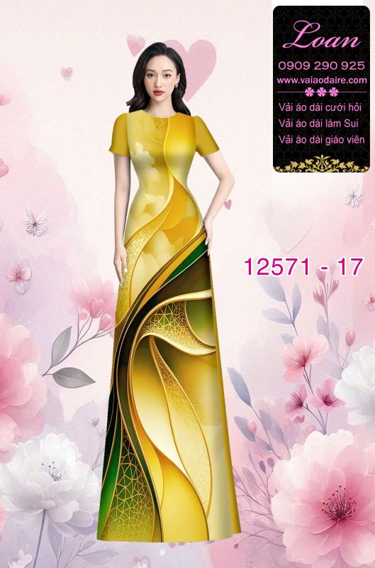 Vải áo dài họa tiết lập thể Vải áo dài họa tiết lập thể
