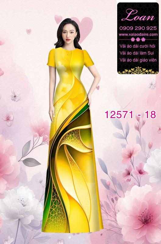 Vải áo dài họa tiết lập thể Vải áo dài họa tiết lập thể
