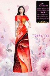 Vải áo dài họa tiết lập thể