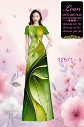 Vải áo dài họa tiết lập thể