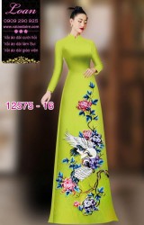 Vải áo dài chim hạc