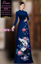 Vải áo dài chim hạc