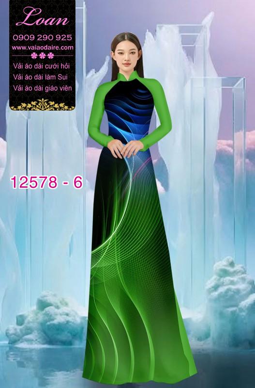 Vải áo dài họa tiết vệt sáng