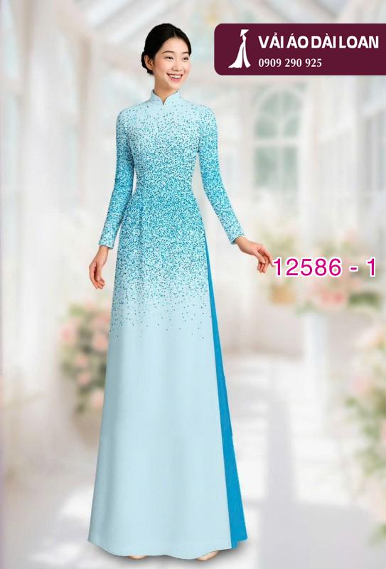 Vải áo dài loang màu