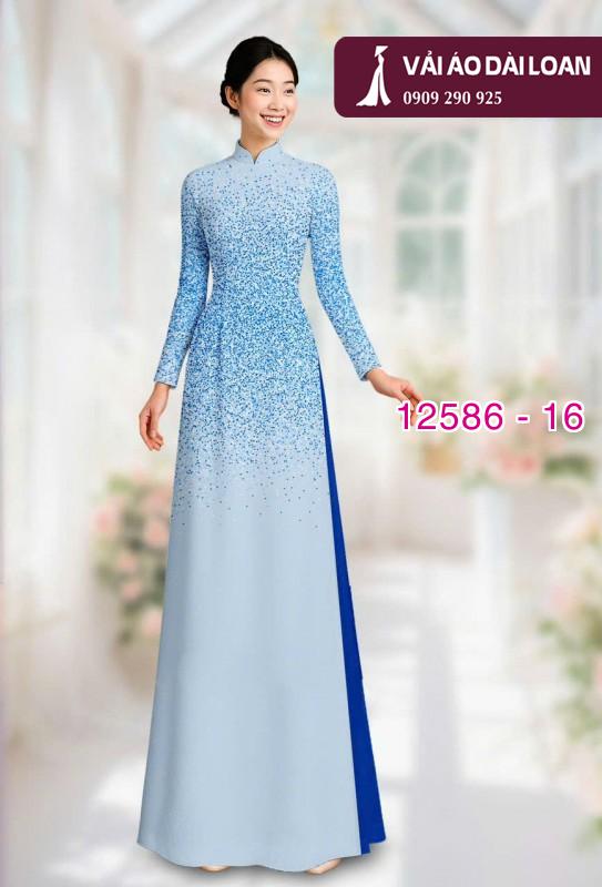 Vải áo dài loang màu