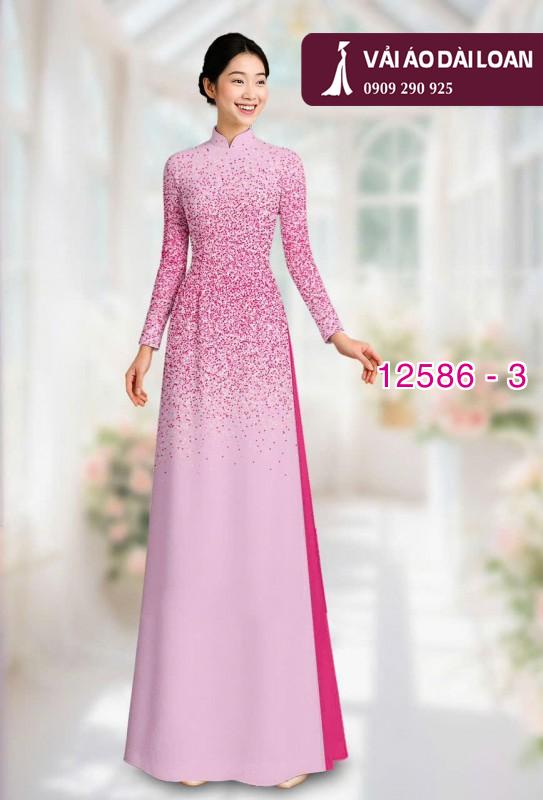 Vải áo dài loang màu