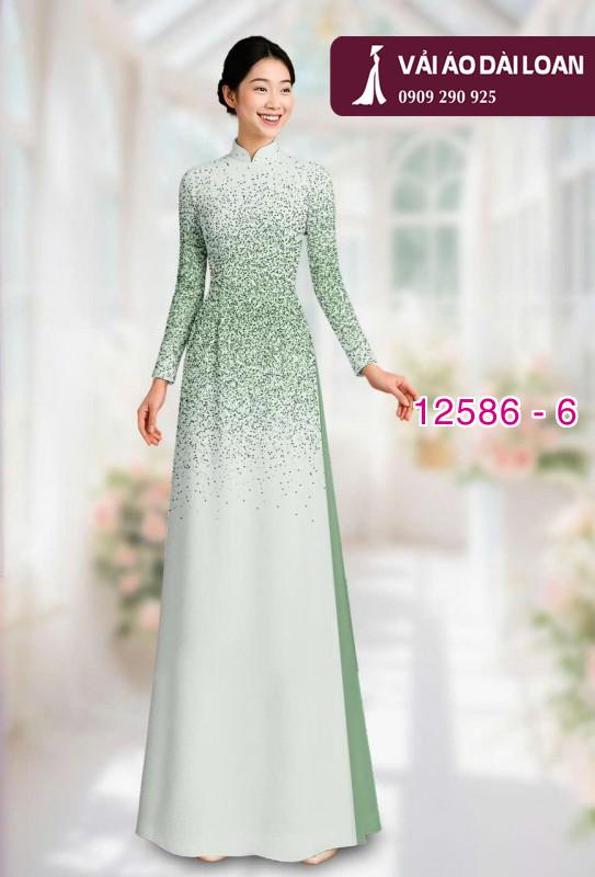 Vải áo dài loang màu