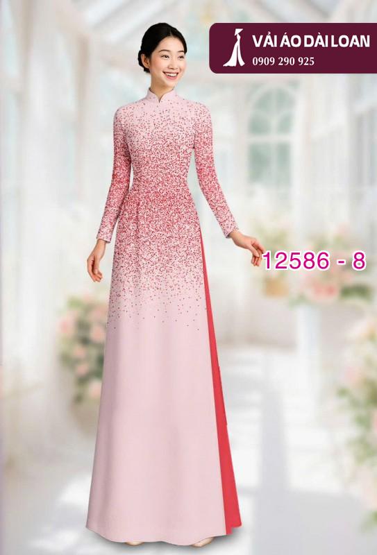 Vải áo dài loang màu