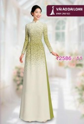 Vải áo dài loang màu