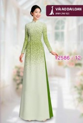 Vải áo dài loang màu