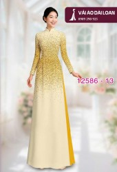 Vải áo dài loang màu