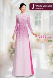 Vải áo dài loang màu