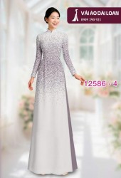 Vải áo dài loang màu
