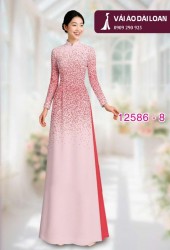 Vải áo dài loang màu