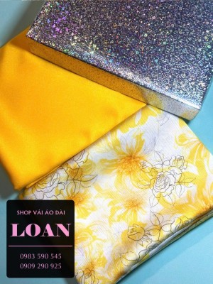 Vải áo dài quà tặng vải Thái Tuấn cao cấp-DT 12591