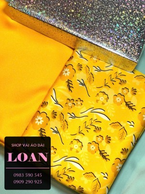 Vải áo dài quà tặng vải Ánh Sao Thái Tuấn-DT 12615