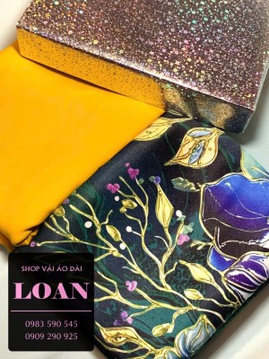 Vải áo dài quà tặng vải Ánh Sao Thái Tuấn-DT 12617