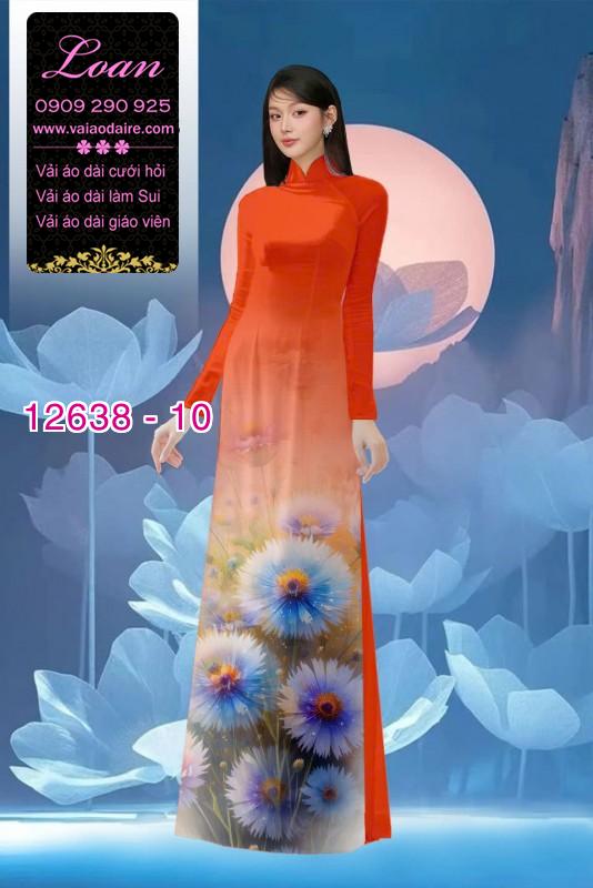 Vải áo dài hoa bồ công anh in 3D Vải áo dài hoa bồ công anh in 3D