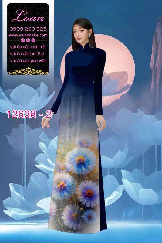 Vải áo dài hoa bồ công anh in 3D Vải áo dài hoa bồ công anh in 3D