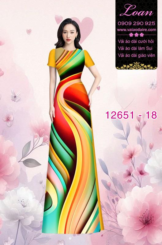 Vải áo dài lập thể, hoa văn Vải áo dài lập thể, hoa văn