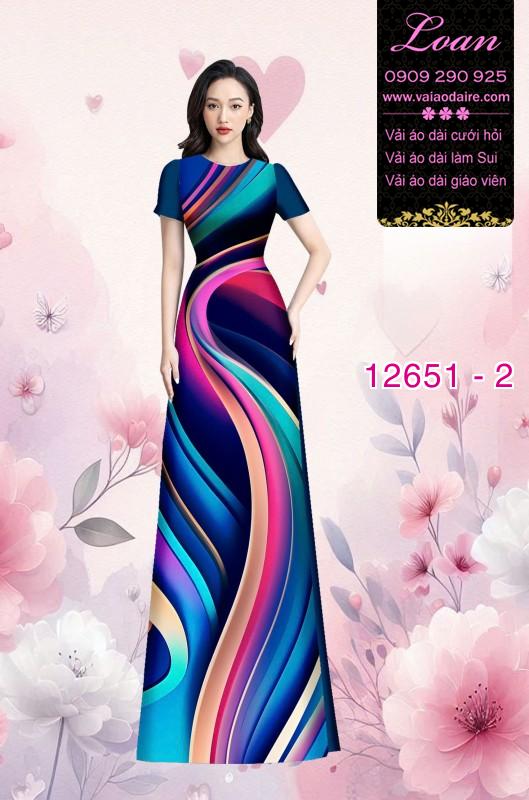 Vải áo dài lập thể, hoa văn Vải áo dài lập thể, hoa văn