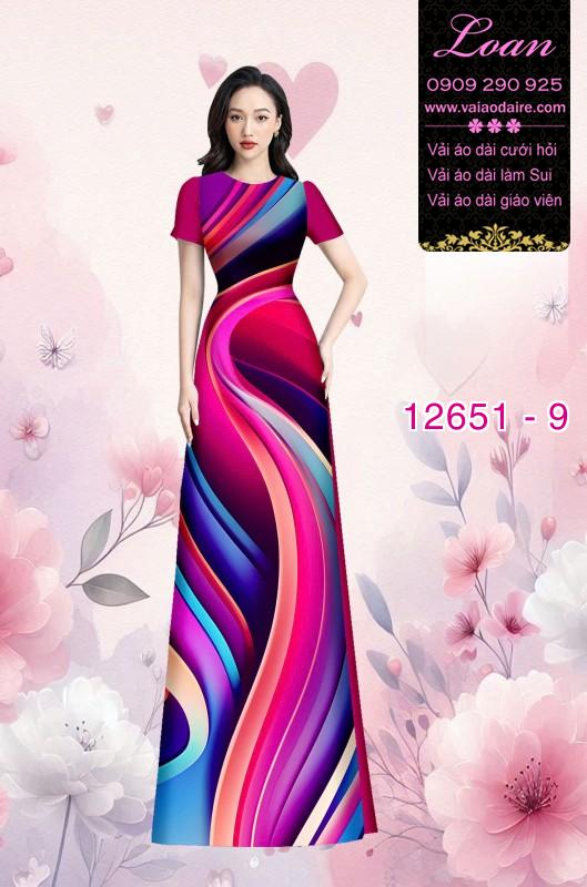 Vải áo dài lập thể, hoa văn Vải áo dài lập thể, hoa văn