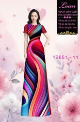 Vải áo dài lập thể, hoa văn