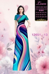 Vải áo dài lập thể, hoa văn