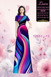 Vải áo dài lập thể, hoa văn