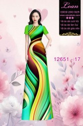 Vải áo dài lập thể, hoa văn