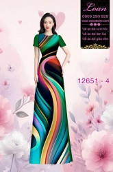 Vải áo dài lập thể, hoa văn