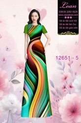 Vải áo dài lập thể, hoa văn