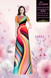 Vải áo dài lập thể, hoa văn