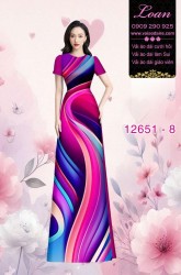 Vải áo dài lập thể, hoa văn