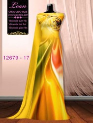 Vải áo dài ánh sáng ảo uốn lượn