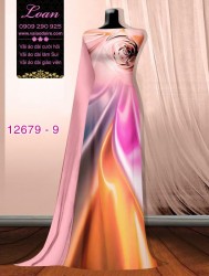 Vải áo dài ánh sáng ảo uốn lượn