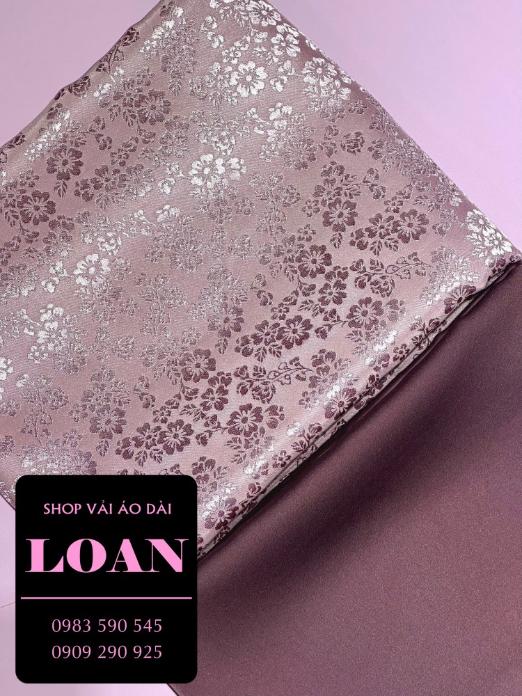 Vải áo dài gấm Thái Tuấn