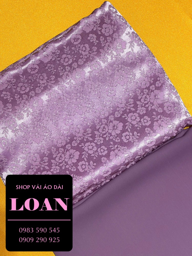 Vải áo dài gấm Thái Tuấn