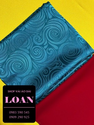 Vải áo dài gấm thun-GT 12683