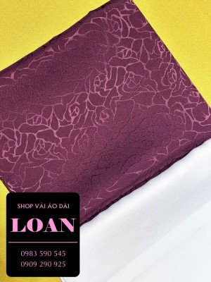 Vải áo dài gấm thun-GT 12684