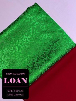 Vải áo dài gấm thun-GT 12685