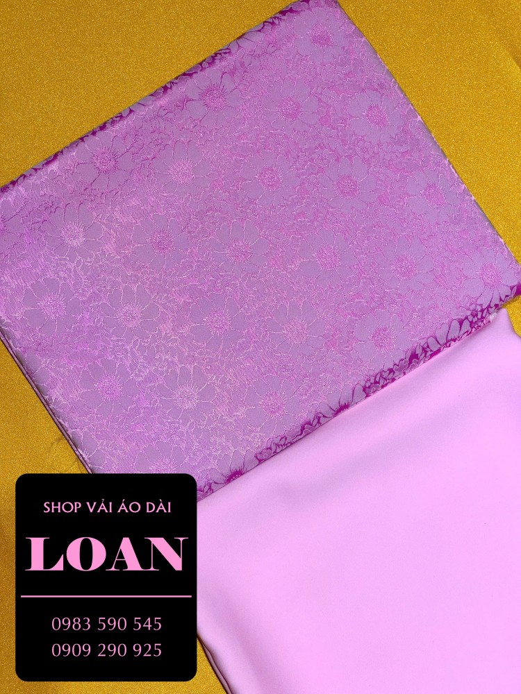 Vải áo dài gấm thun