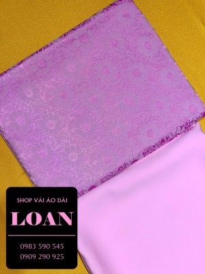 Vải áo dài gấm thun-GT 12687